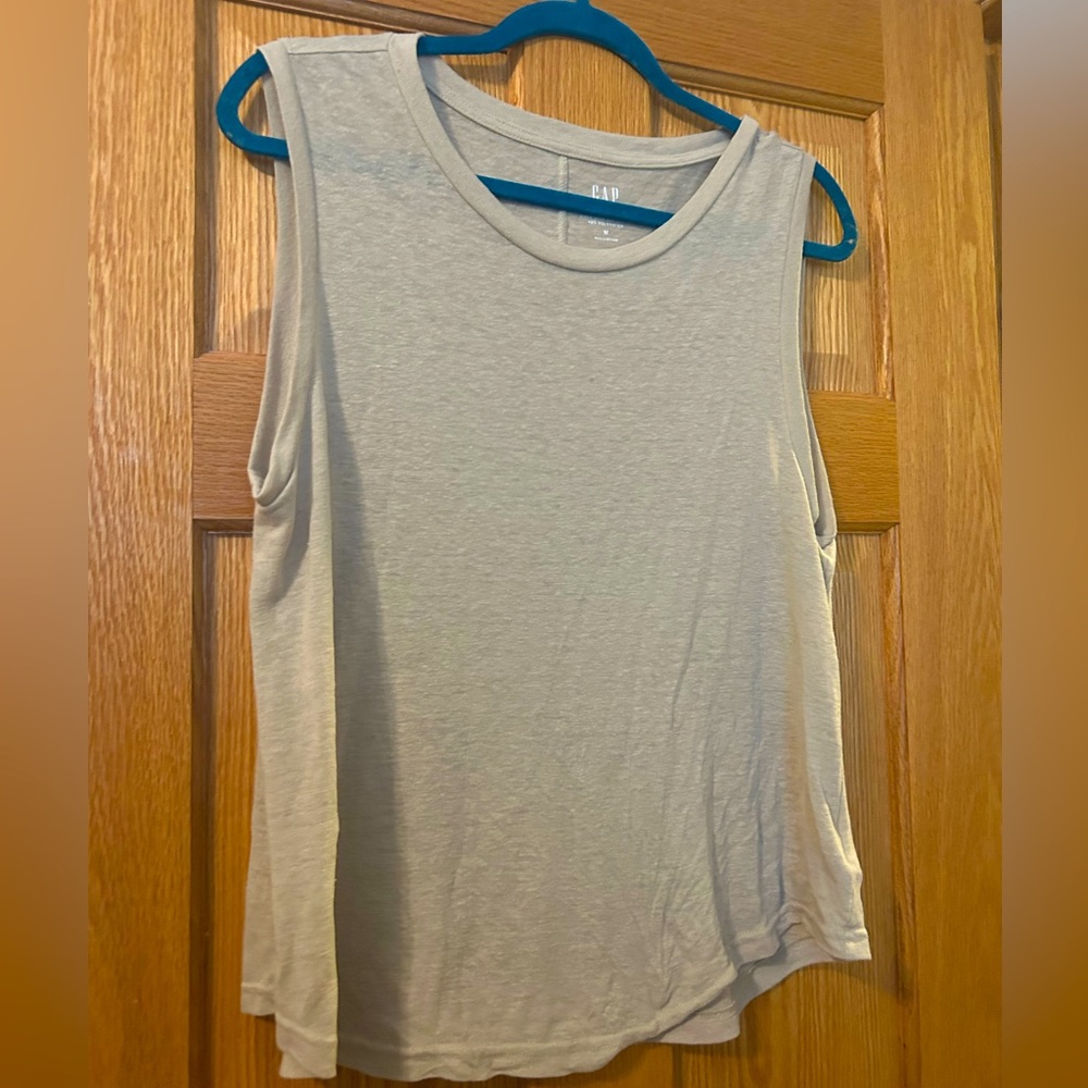 GAP linen-blend tank